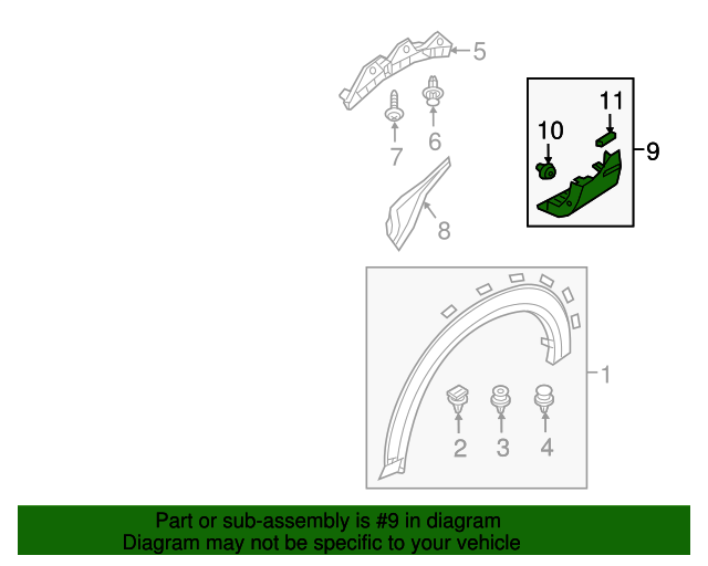Front Lower Molding Trim Right Left For Mazda CX-3 CX3