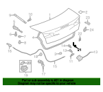 Genuine Oem Trunk Switch Part 5927a045 Fits 08 17 Mitsubishi Lancer Up To 35 Off On Every Order And Guaranteed Fit When You Enter Your Vin Mitsubishi Direct Parts