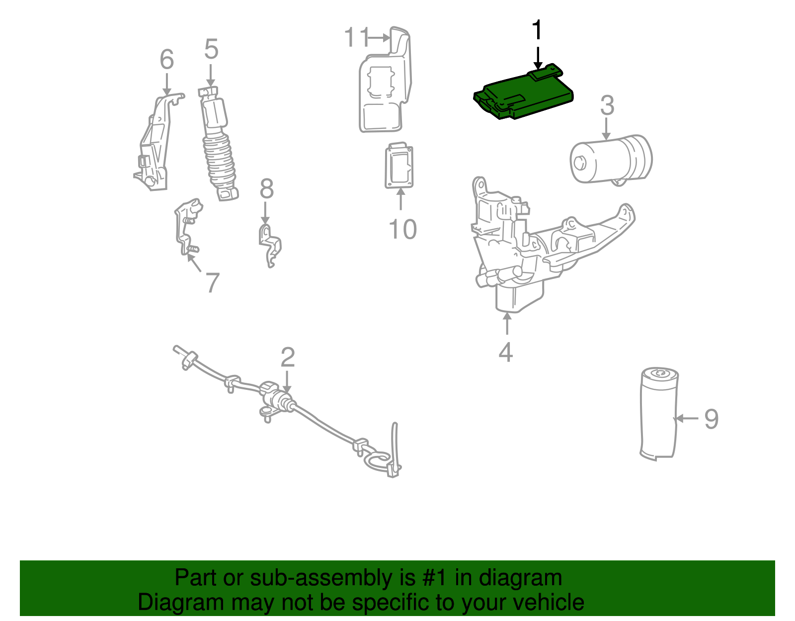 Control Module - Ford (YL1Z-5A919-AA)