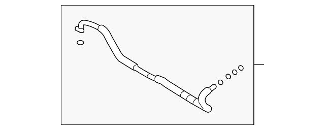 Motorcraft™ A/C Refrigerant Suction Hose - Ford (YF-3556)