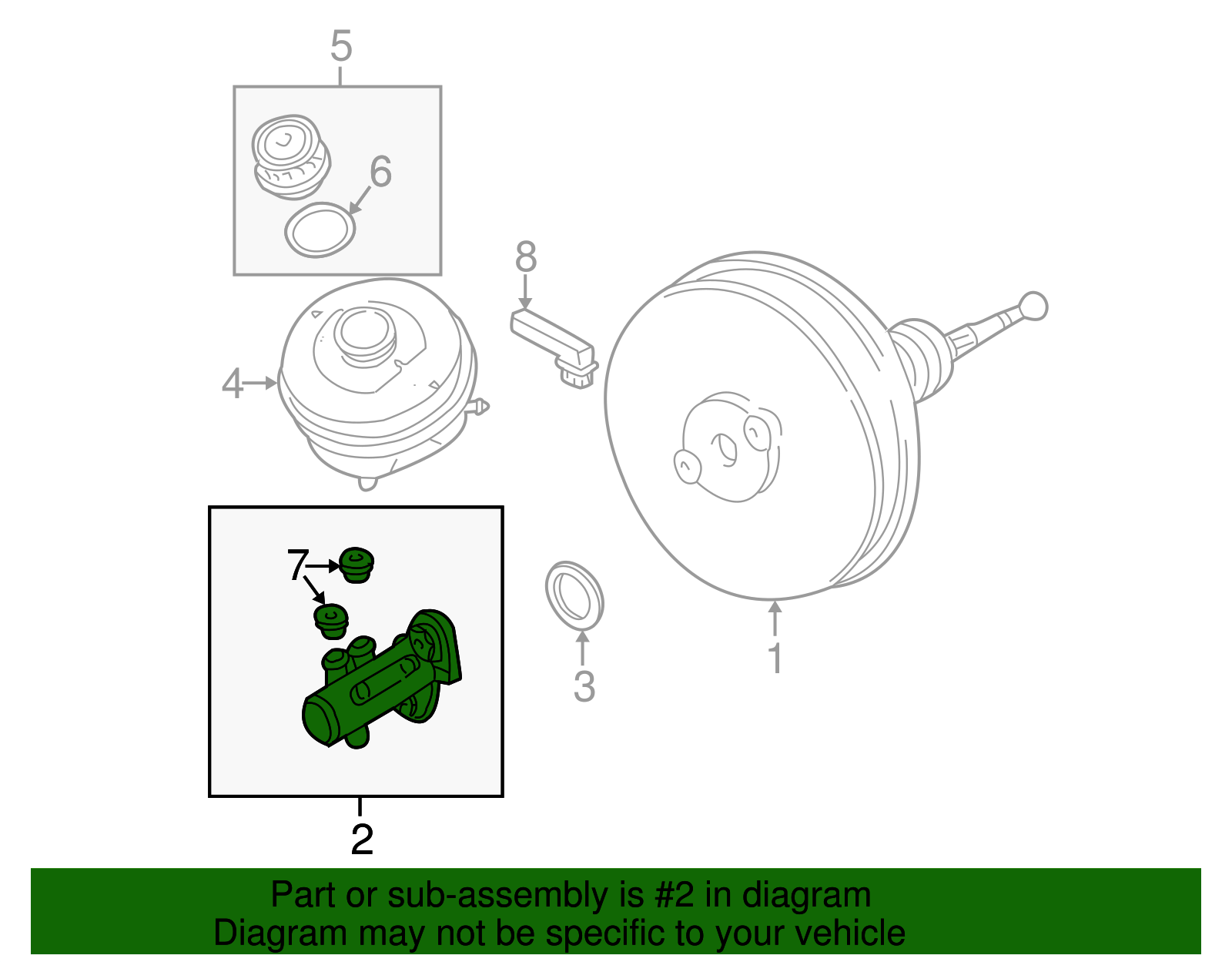 Brake Master Cylinder - Volkswagen (8E0-611-021-B)