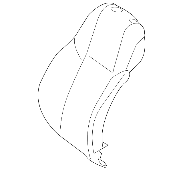 20591011479D88 Seat Back Cover 20152020 MercedesBenz Mercedes