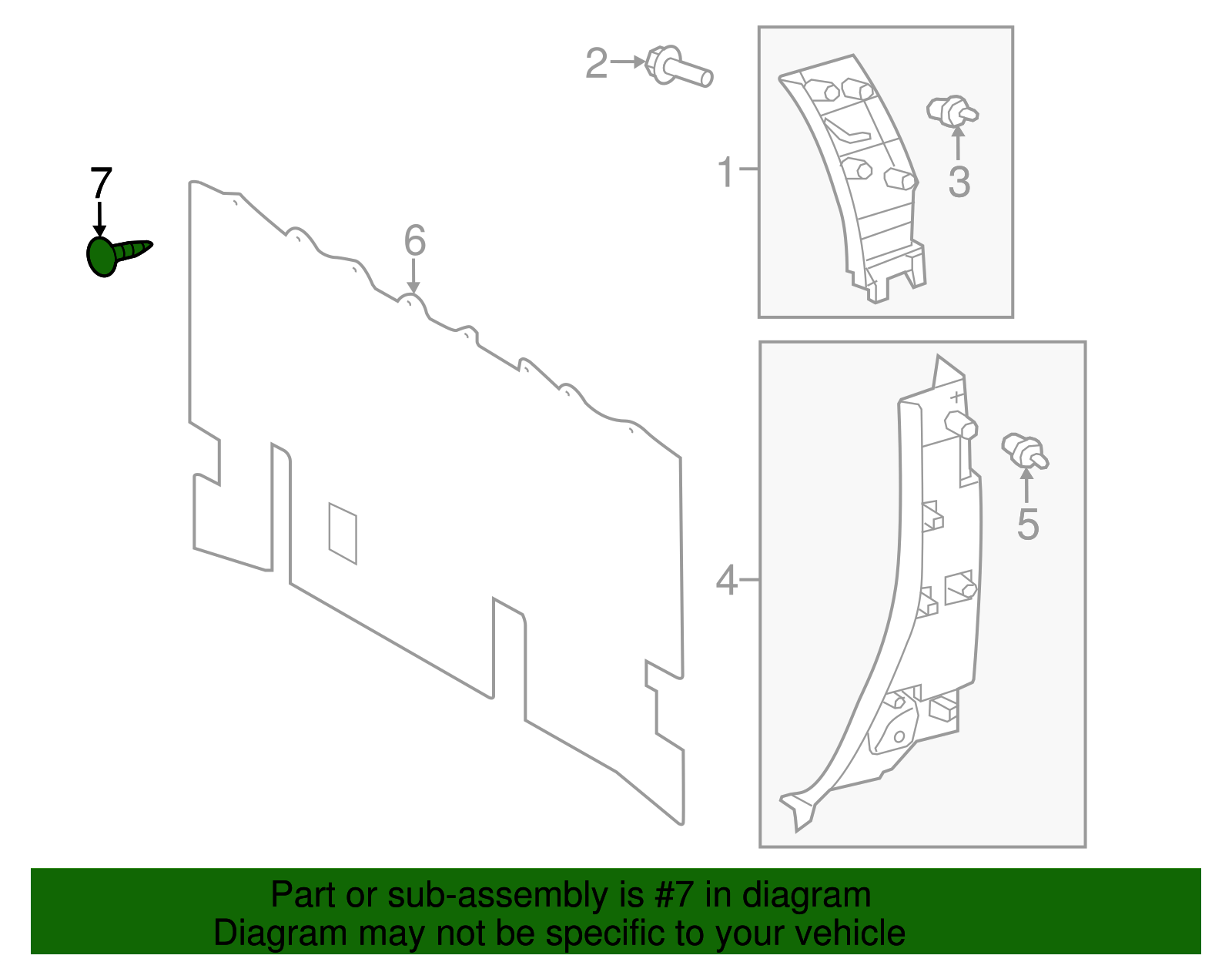 Silencer Clip - Toyota (90467-05164-C0)