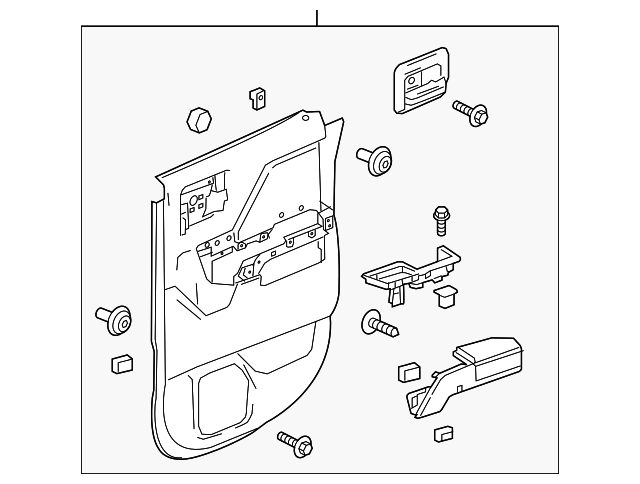 Door Trim Panel - GM (84365047)