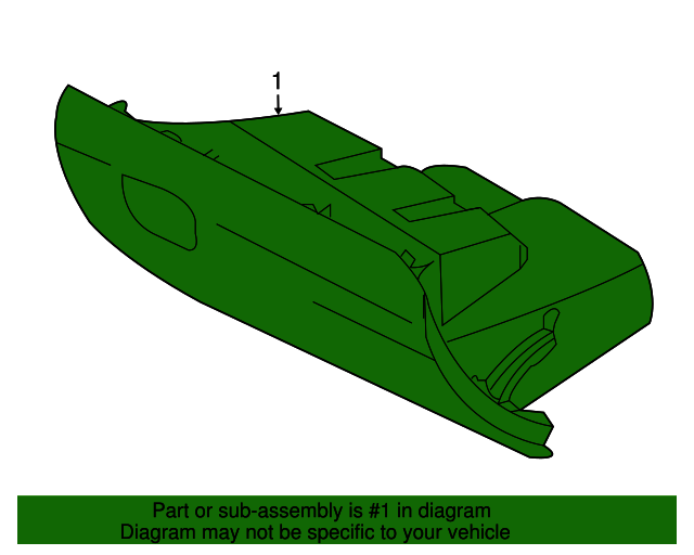 20102011 Kia Soul Glove Box Assembly 845102K050WK