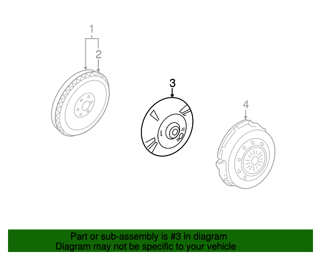 20102012 Ford Mustang OEM Pressure Plate CR3Z7B546A OEM Ford Parts