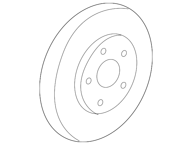 Front Disc Brake Rotor - GM (19303827)