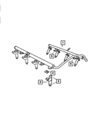 Mopar OEM Fuel Injector - Mopar (4591851AB)