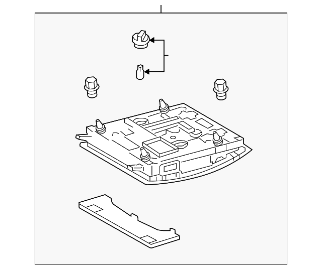 20162018 Lexus Overhead Console 6360533070A0 Lexus of Pembroke