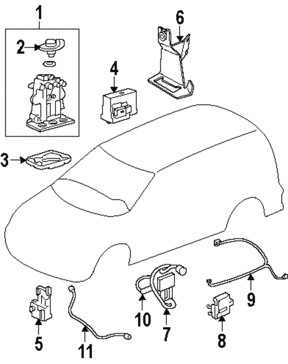 Harness Assembly-Elek Brake Control Wrg           *MRKPRNT1 - GM (12144997)