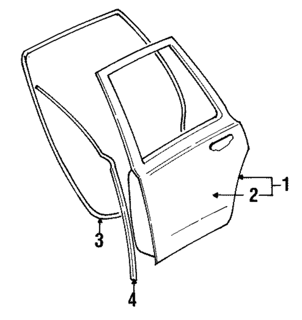 Door Shell - Ford (YW1Z-5424631-AA)