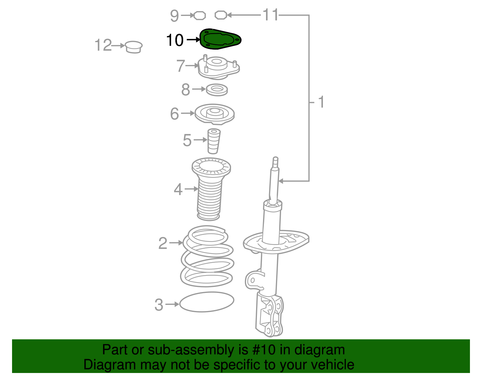 Upper Plate - Scion (48687-0R010)