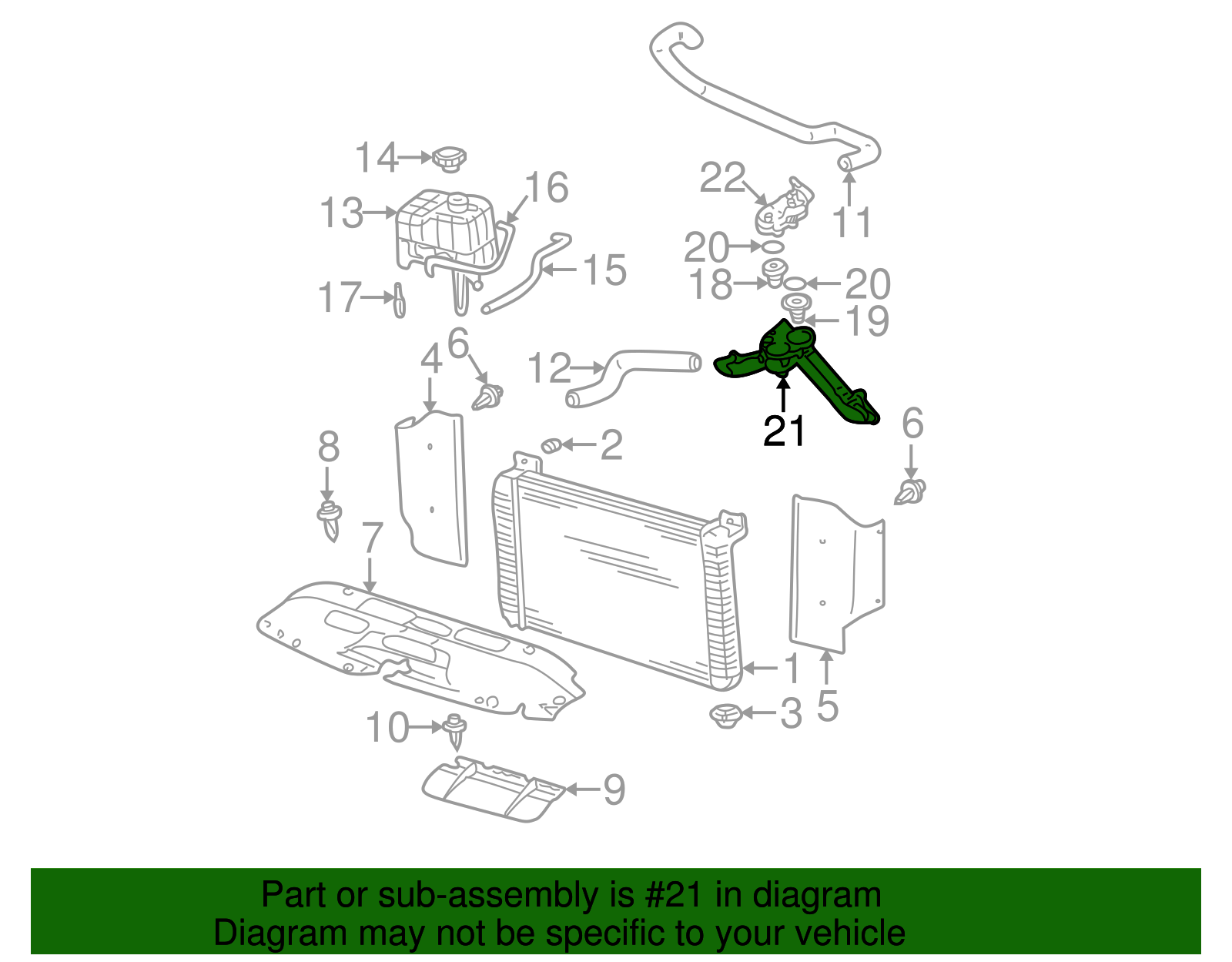 Thermostat Housing - GM (97383583)