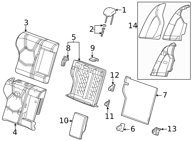 2020-2022 Cadillac CT4 F Cover 84845973 | GM Parts Center