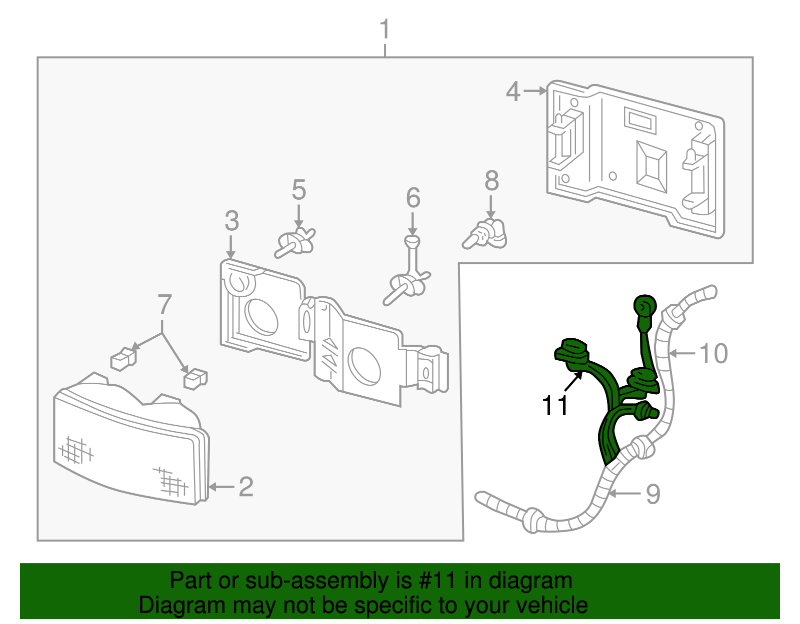 Multi-Purpose Pigtail - GM (12101898)