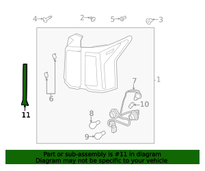 2021-2023 Kia Sorento Trim Molding 92436-R5000KDG | QuirkParts