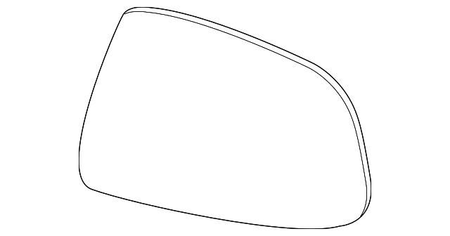 Mirror Glass - Toyota (87961-35B90)