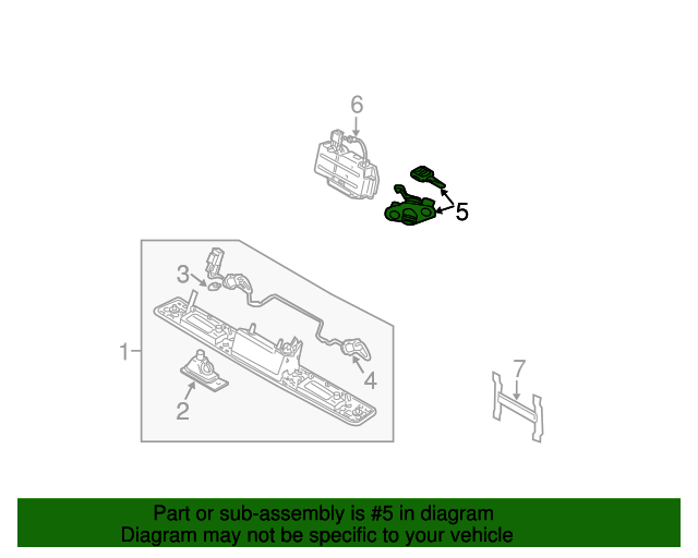 9483980 Lock Cylinder TAILGATE 20012014 Volvo Volvo Swag