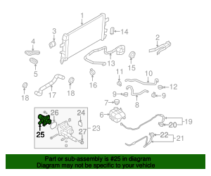 2008 Saturn Astra Thermostat 24435102 | GMPartsDirect.com