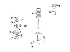 2002-2024 Mitsubishi Damper Plate MR491950 | QuirkParts