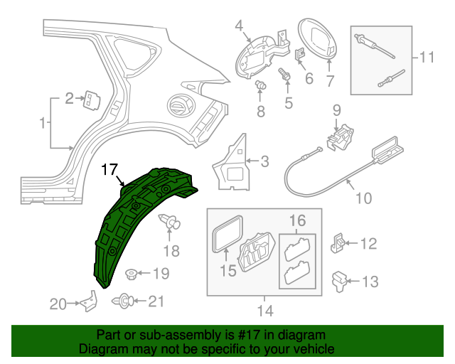 20162021 Mazda CX3 Splash Shield DH4C561H1