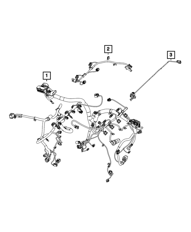 2023 Dodge Challenger Engine Wiring 05036156AC | Mopar Estores