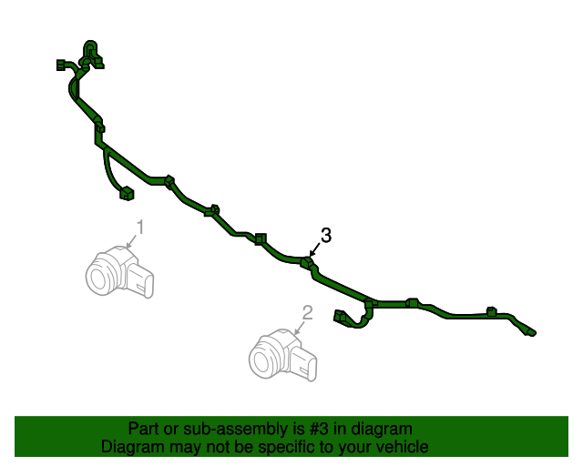 20162018 Nissan TITAN XD Wire Harness 24033EZ00A Nissan Parts Plus