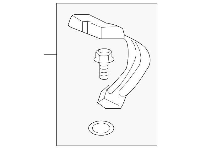 Black Rear Passenger Side Seat Belt with Buckle - GM (96870660)