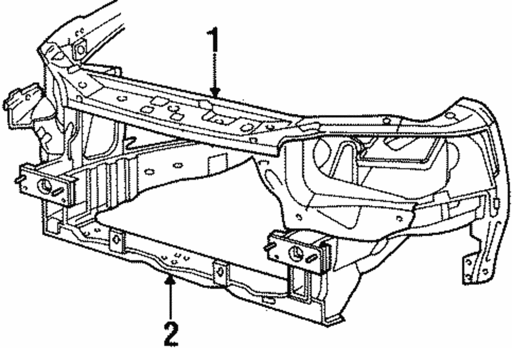 Bar, F/End Lower Tie - GM (90563507)