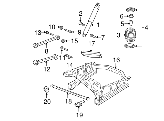 Rear Sub-Frame - Mopar (52090278AK) | Mopar Parts