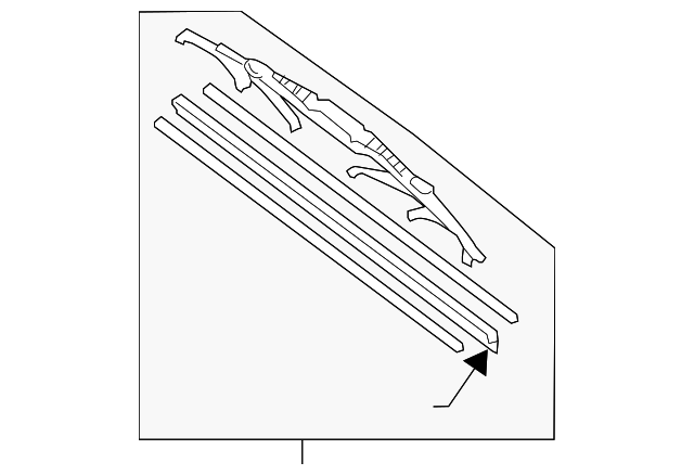 2006-2008 Acura TSX Wiper Blade 76620-SEA-G11 | AcuraPartsNow.com