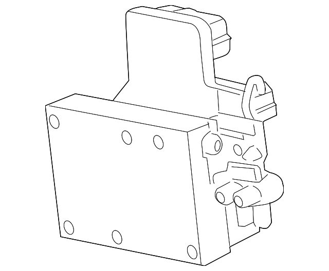 Electronic Brake Control Module with Brake Pressure Modulator Valve - GM (25939761)