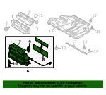 2012-2014 Ford Focus Radiator Shutter Assembly CM5Z-8475-A | TascaParts.com