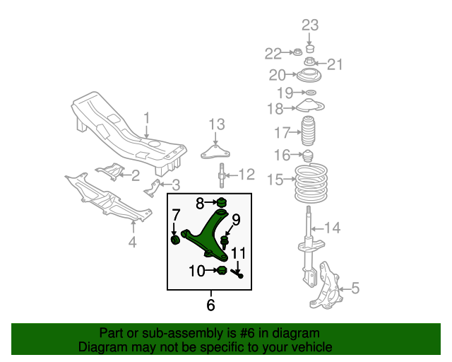 20052009 Subaru OEM NEW 20052009 Subaru Legacy Outback Right Lower
