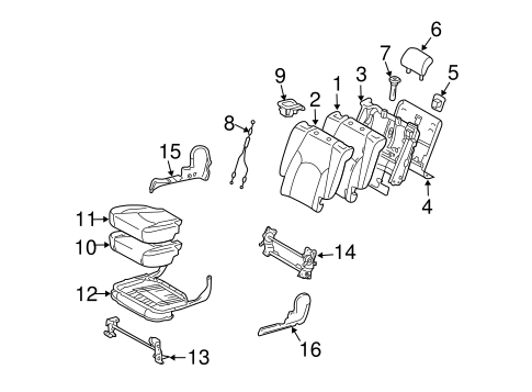 TOYOTA Genuine 71829-48020-B1 Seat Cushion Molding