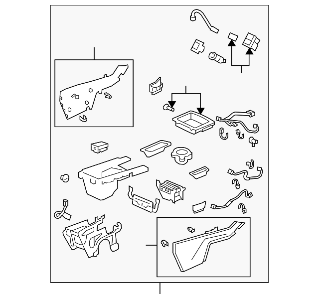Genuine OEM Acura Box, Cons*NH557L* Part 83407SZNA12ZC Acura Parts For Less