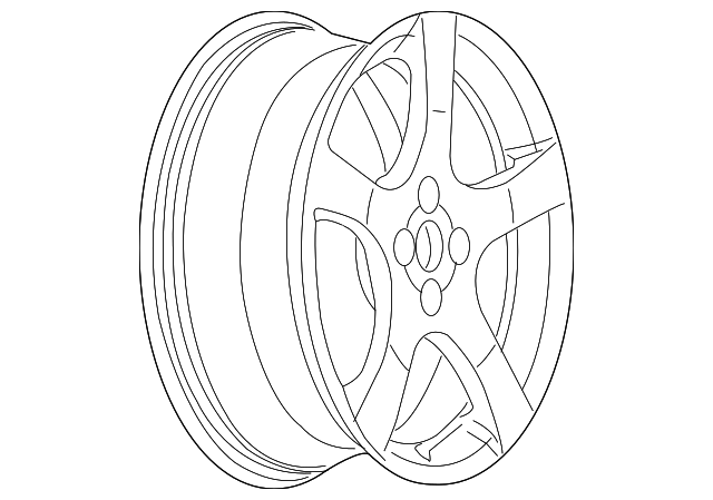Wheel, Alloy - GM (9595851)