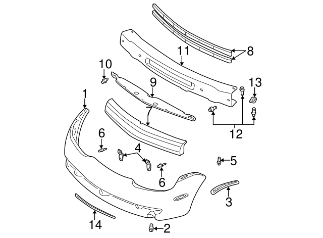 6500898 - Bumper Cover Rivet - 1995-2021 Dodge | Mopar Parts Canada