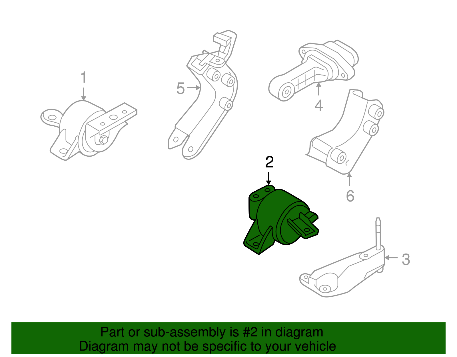 Motor Mount - GM (96806638)