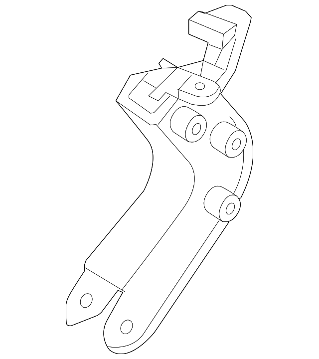 Rear Manual Transmission Mount Bracket - GM (96535445)