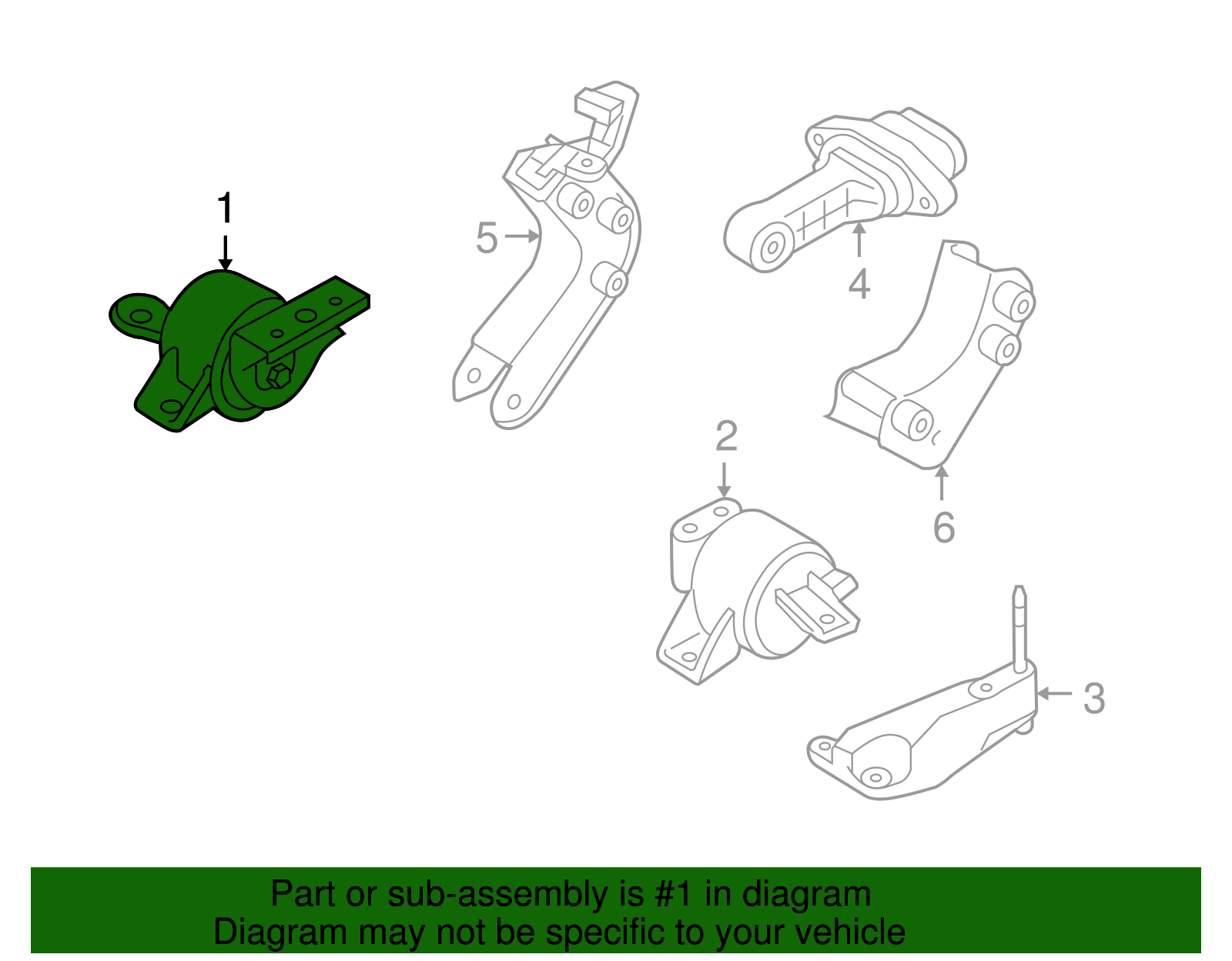 Motor Mount - GM (96806637)