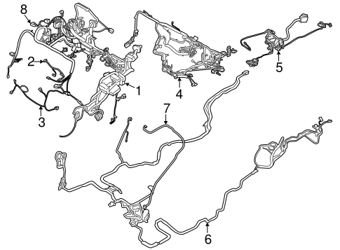 Wiring Harness for 2014 Lincoln MKZ | QuirkParts