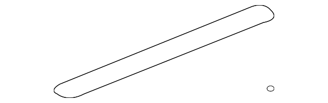 Driver Side Rocker Panel Front Molding Pad - GM (88944413)