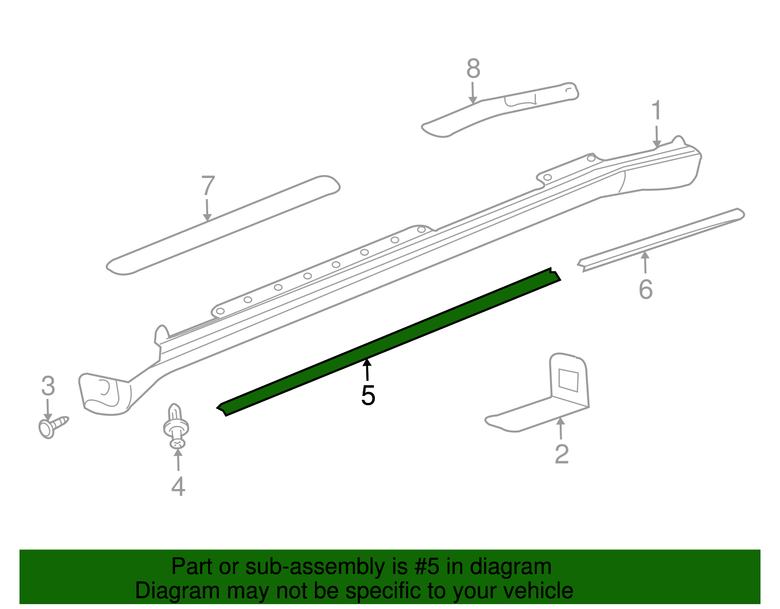 Front Weather-Strip - Buick (25775559)