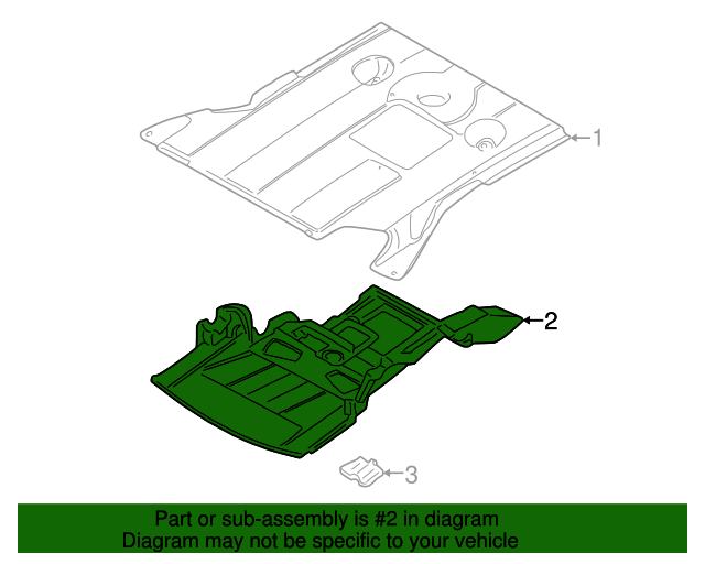 BMW 535i Radiator Support Sight Shield / Splash Cover – 51647200689 (2011-2016)