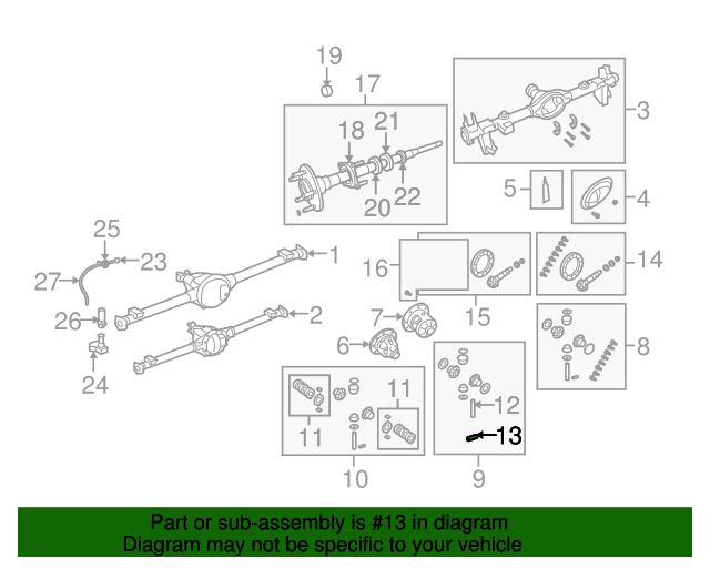 19942018 Mopar Pinion Shaft Lock Pin 1791563