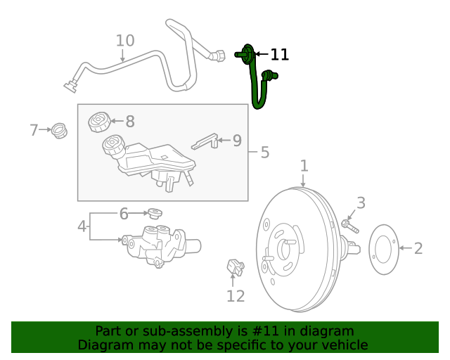 1774300000 Vacuum Hose 20192021 MercedesBenz MercedesBenz USA Parts