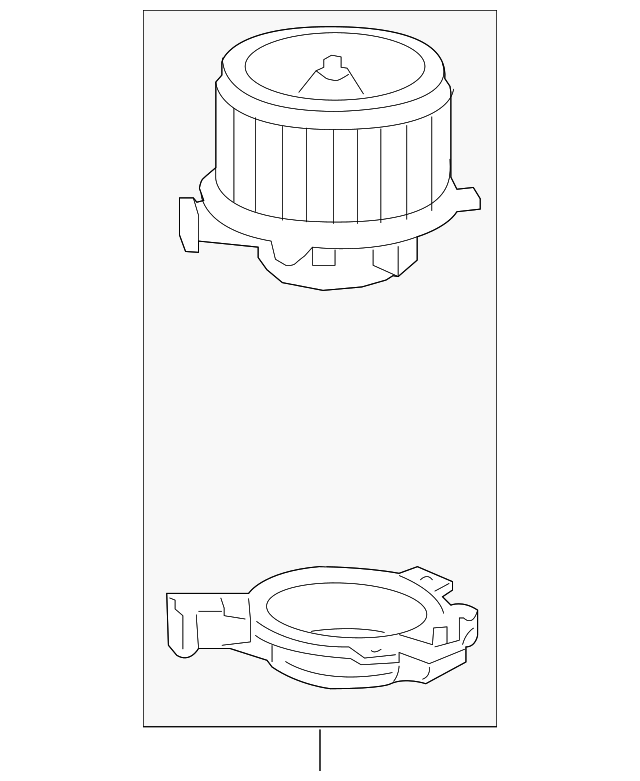 20102016 Cadillac SRX Heating and Air Conditioning Blower Motor with