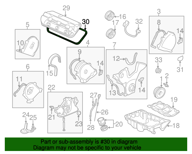12341P8AA00 Gasket, Head Cover 19972003 Acura Online Acura Parts