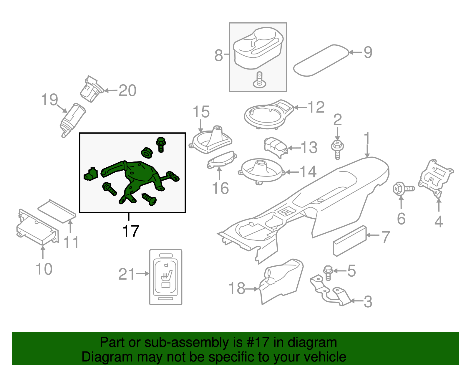 Park Brake Handle - Toyota (SU003-07103)